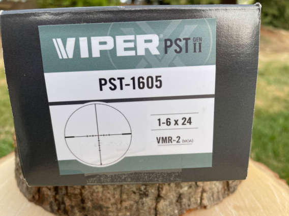 Vortex Viper PST Gen II 1-6x24 MOA box
