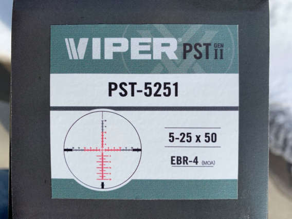 Vortex Viper PST Gen II 5-25x50 box