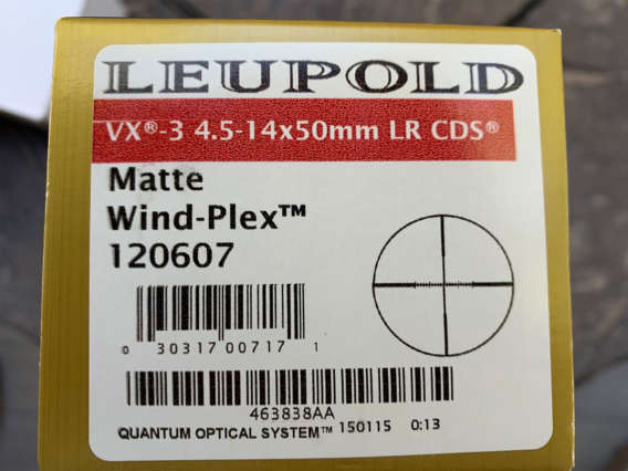Leupold VX-3 4.5-14x50 LR CDS Box