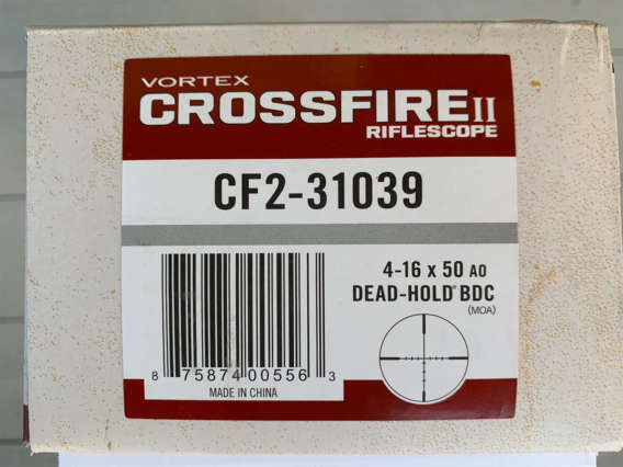 Vortex Crossfire 2 AO 4-16x50 box
