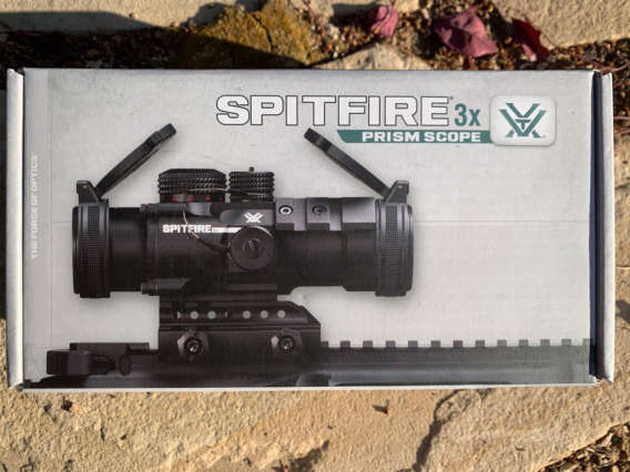 Vortex Spitfire 3x Prism Scope box