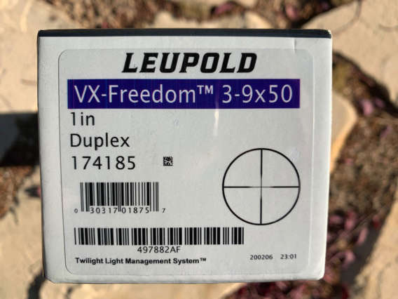 Leupold VX Freedom 3-9x50 box