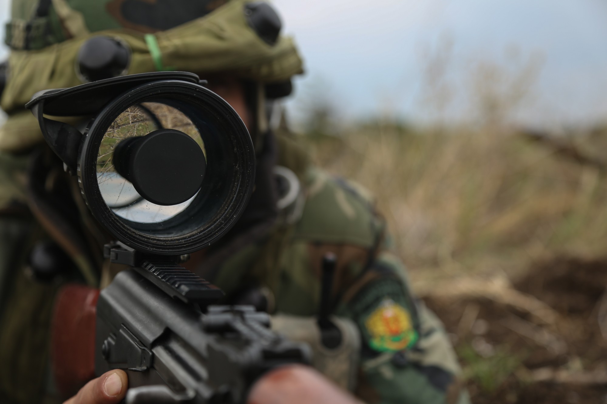 photo of rifle scope
