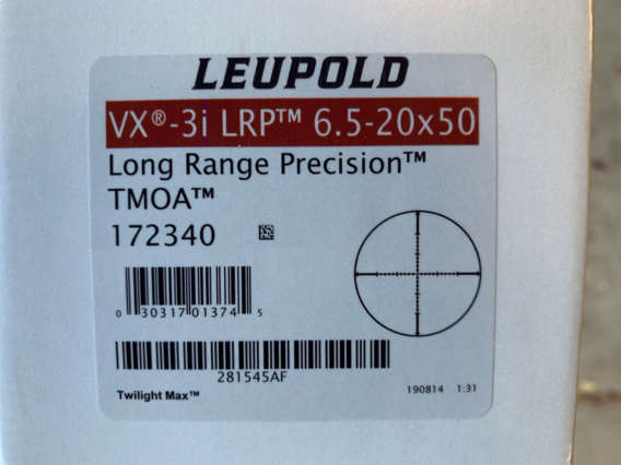 Leupold VX-3i LRP 6.5-20x50 box