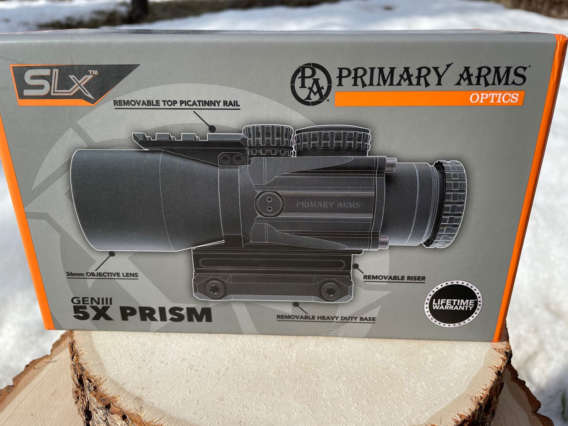 Primary Arms SLX 5x Gen III Prism box - Lightly Used