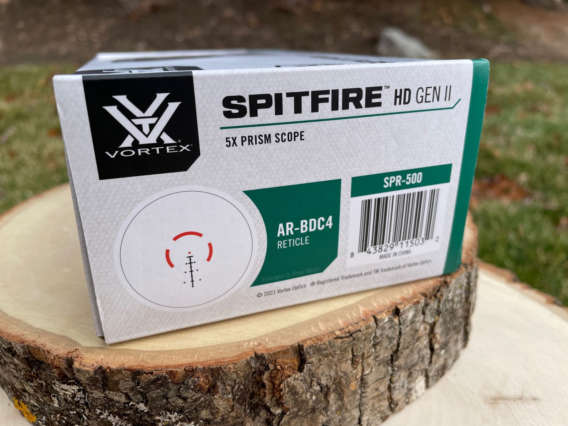 Vortex Spitfire HD Gen II 5X Prism Scope box