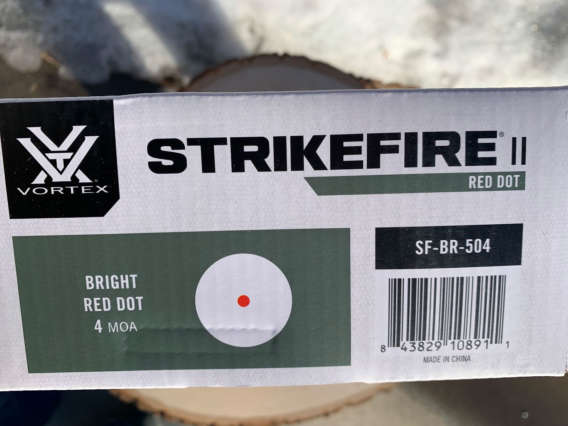 Vortex Strikefire II Red Dot box