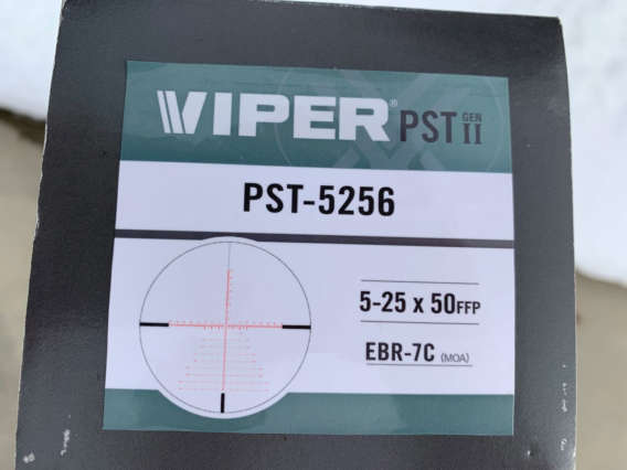 Vortex Viper PST Gen II 5-25x50 FFP box