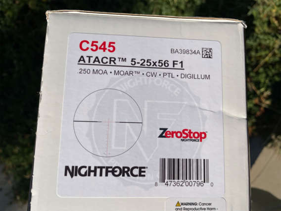 Nightforce ATACR box