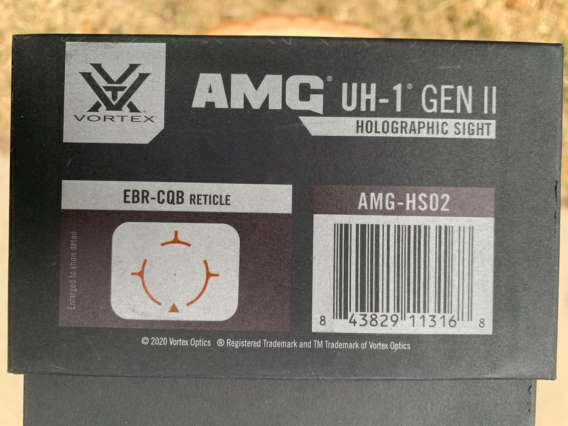 Vortex AMG UH-1 Gen II Holographic Sight box