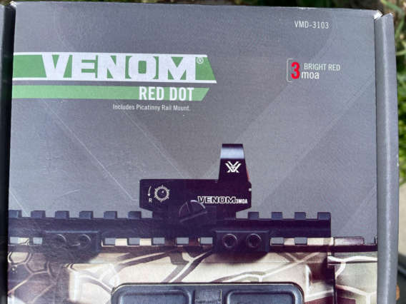 Vortex Venom Red Dot 3 MOA box