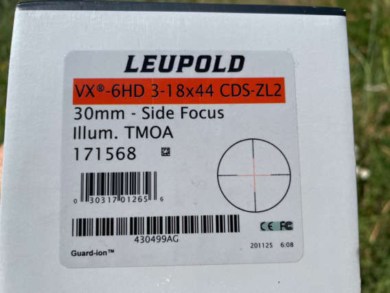 Leupold VX-6HD 3-18x44 CDS-ZL2 box
