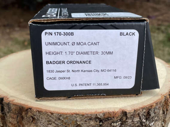 Badger Ordnance C.O.M.M. Mount 30 mm 1.7 height
