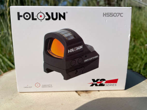 Holosun HS507C X2 Miniature Red Dot Sight box