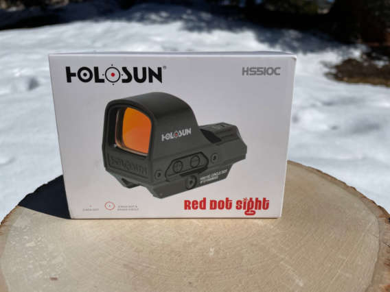 Holosun HS510C Red Dot Sight box
