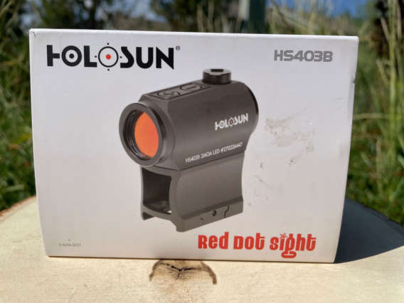 Holosun HS403B Red Dot box