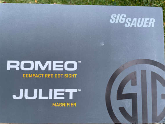 Sig Sauer Romeo 5 Red Dot w/ Juliet 3 Magnifier Combo box