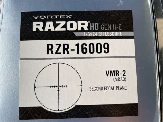 Vortex Razor HD Gen II-E 1-6x24 VMR-2 (MRAD) - Lightly Used