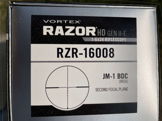 Vortex Razor HD Gen II-E JM-1 box