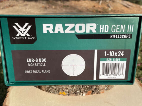 Vortex Razor HD Gen III 1-10x24 (MOA) - Lightly Used