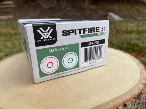 Vortex Spitfire AR Red Dot Prism Scope box - Like New