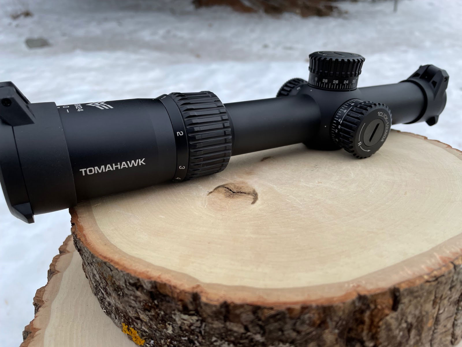 Swampfox Tomahawk 1-8x24mm Rifle Scope, 30mm Tube, Second Focal