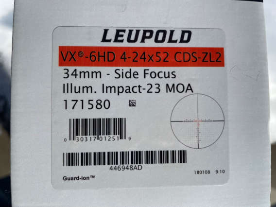 Leupold VX-6HD 4-24x52 CDS-ZL2 box
