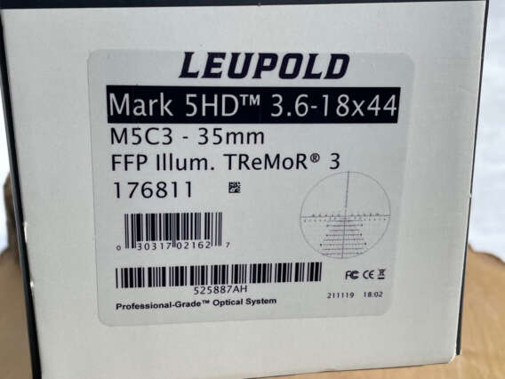 Leupold Mark 5HD 3.6-18x44 TREMOR 3 Illuminated - Like New In Box