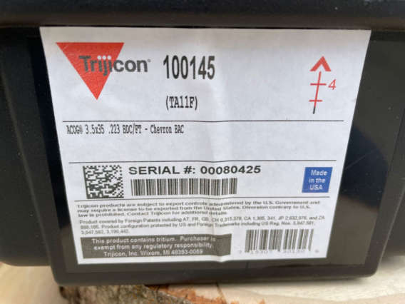 Trijicon ACOG TA11F 3.5x35 .223 BDC box