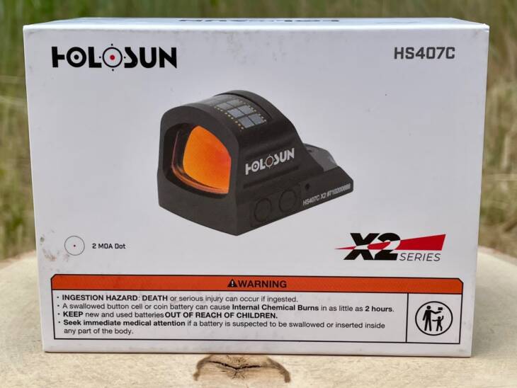 Holosun HS407C X2 Red Dot - Like New in Box