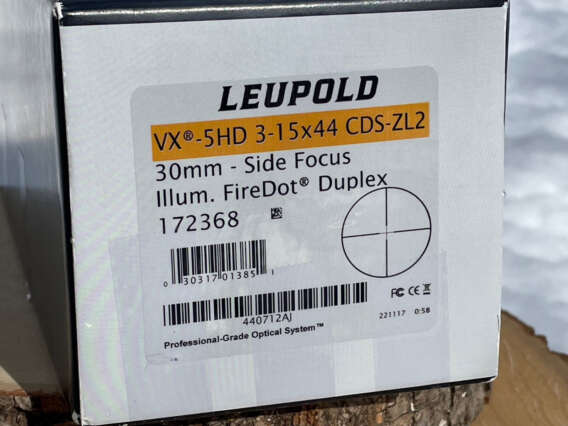 Leupold VX-5HD 3-15x44 FireDot Duplex - Lightly Used