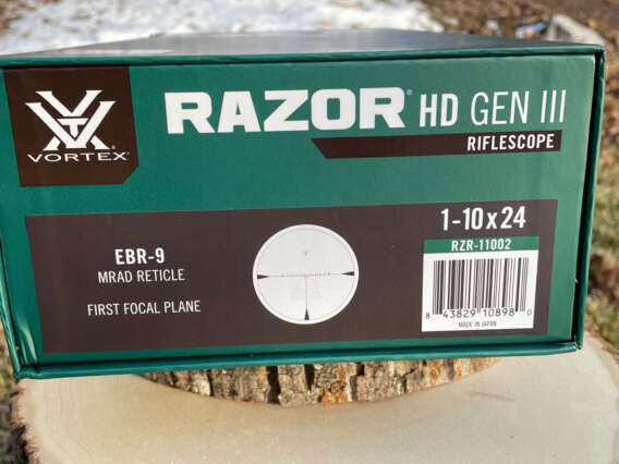 Vortex Razor HD Gen III 1-10x24 (MRAD) - Lightly Used