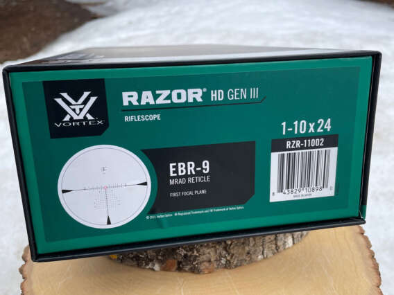 Vortex Razor HD Gen III 1-10x24 (MRAD) - Like New In Box