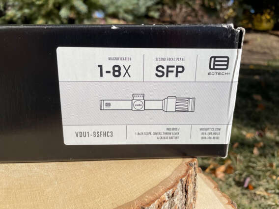 Eotech Vudu 1-8x24 SFP box - like new