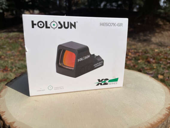 Holosun HE507K-GR X2 Miniature Green Dot box - Lightly Used
