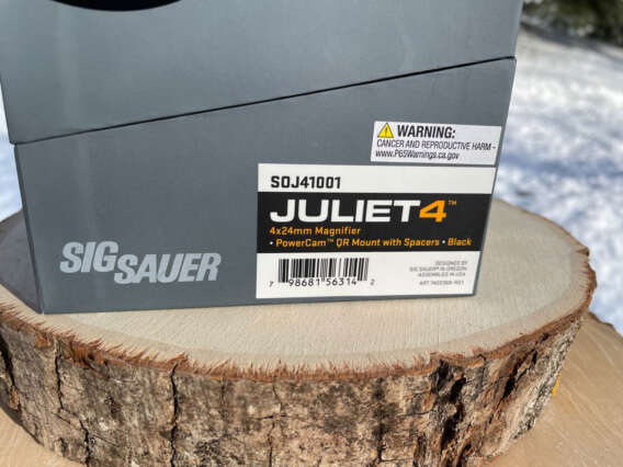 Sig Sauer Juliet4 4x Magnifier - Like New