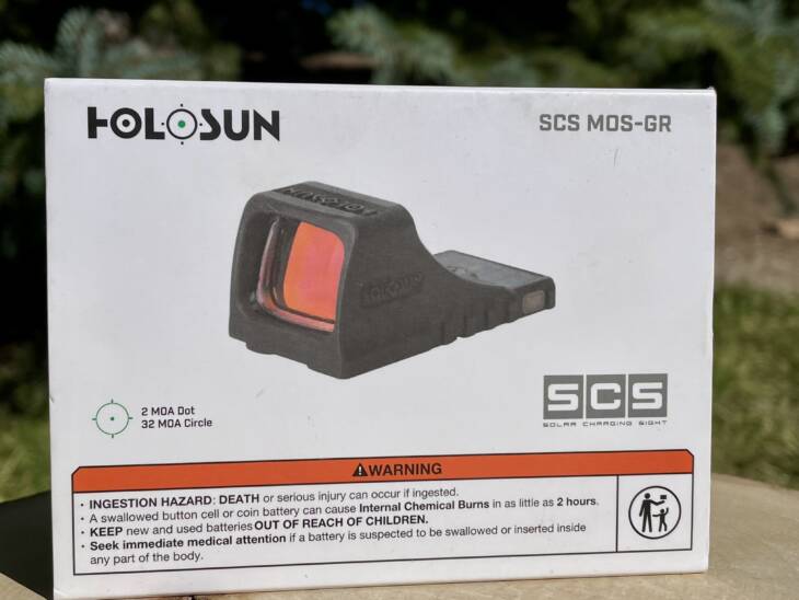 Holosun SCS MOS Miniature Green Dot - Lightly Used