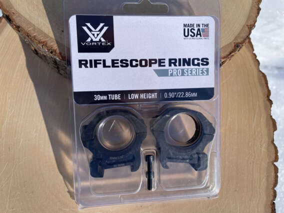 Vortex Pro Series 30mm Low Scope Rings