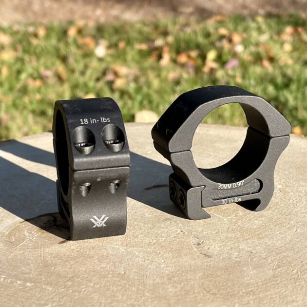 Vortex Pro Series 30mm Low Scope Rings - Used