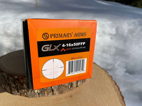 Primary Arms GLx 4-16x50 FFP ACSS Athena BPR MIL - Lightly Used