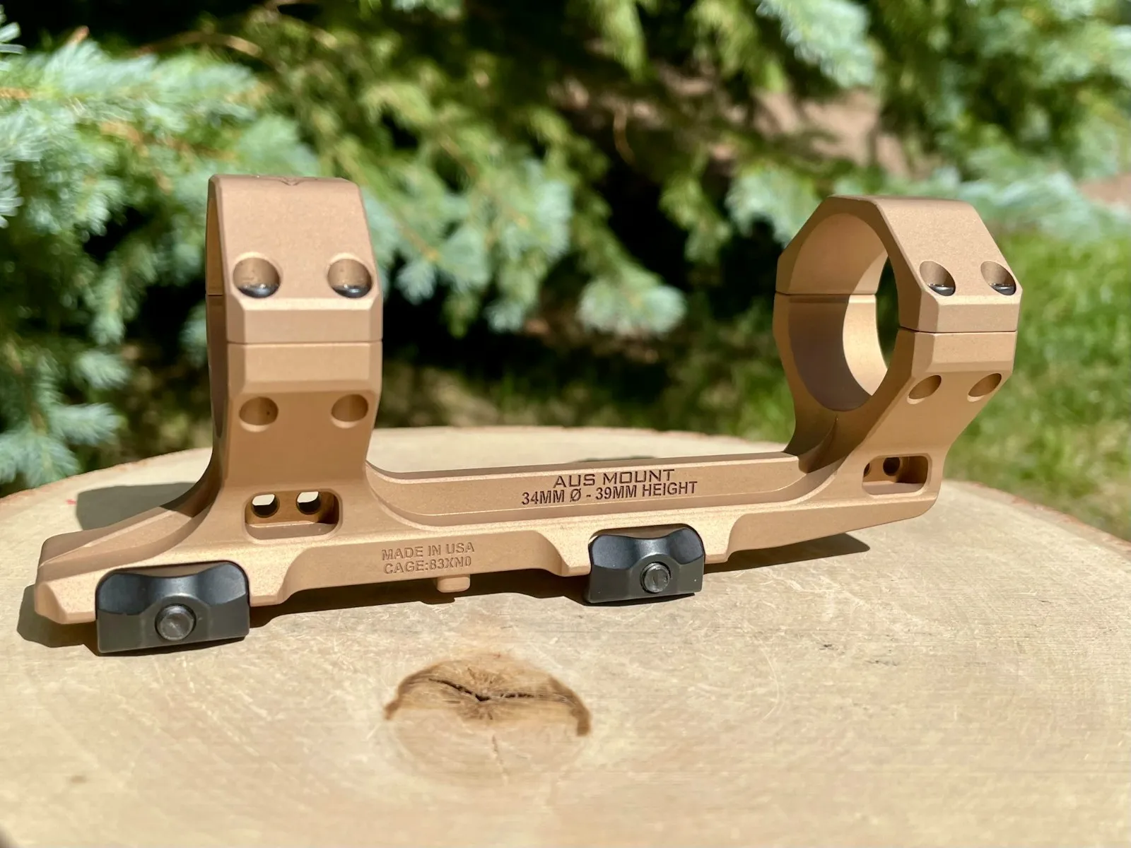 Reptilia AUS Mount 34 mm 1.54” height - FDE - Used
