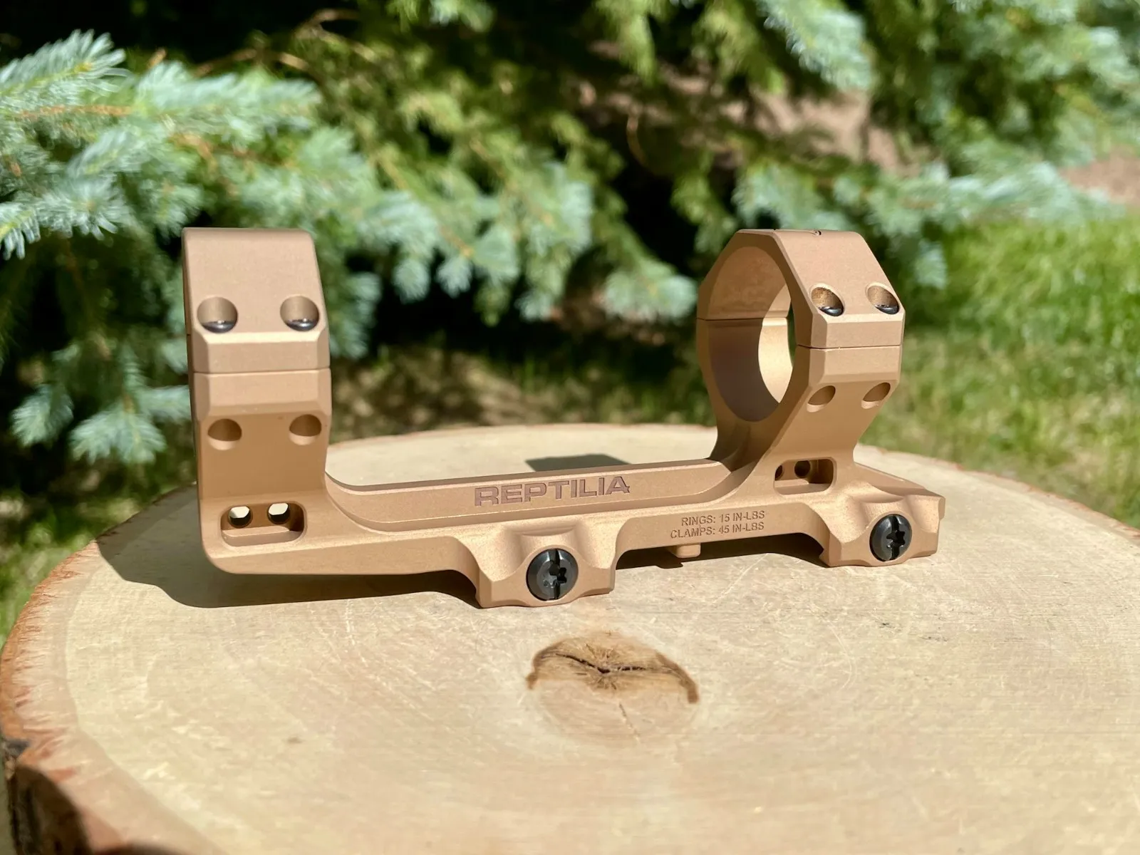 Reptilia AUS Mount 34 mm 1.54” height - FDE - Used