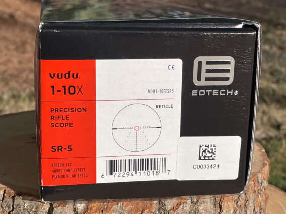 Eotech Vudu 1-10x28 FFP SR5 (MRAD) Reticle - Lightly Used