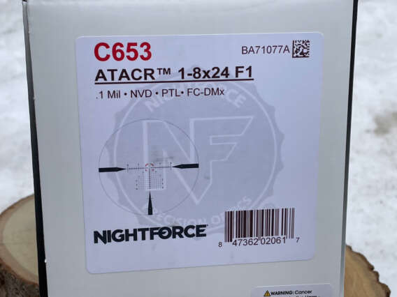 Nightforce ATACR 1-8x24 FC-DMx C653 - Lightly Used