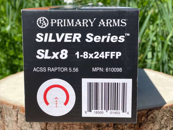 Primary Arms SLx8 1-8x24 FFP ACSS Raptor - Lightly Used