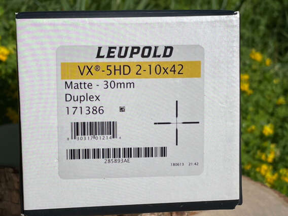 Leupold VX-5HD 2-10×42 Duplex - Lightly Used