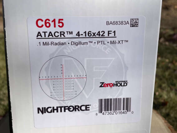 Nightforce ATACR 4-16x42 F1 MIL-XT Illuminated C615 - Lightly Used