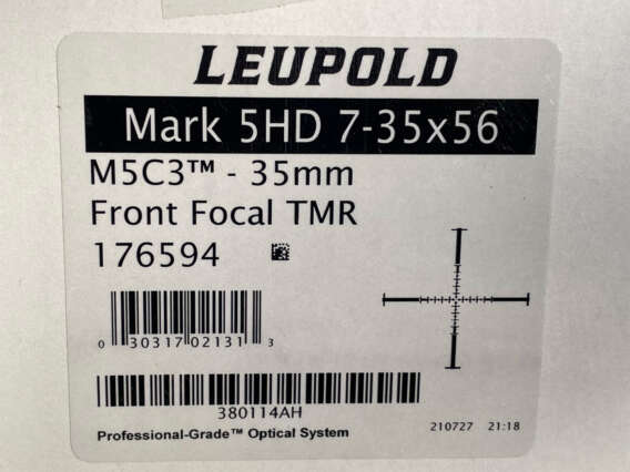 Leupold Mark 5HD 7-35x56 TMR - Lightly Used