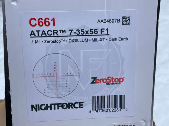 Nightforce ATACR 7-35x56 F1 MIL-XT FDE - Lightly Used