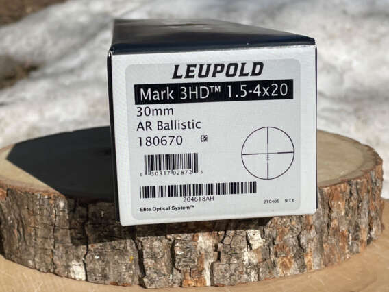 Leupold Mark 3HD 1.5-4x20 AR Ballistic with Mount - Lightly Used